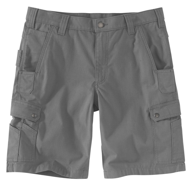 RIPSTOP-CARGO-WORK-SHORT-104727-075-STEEL-W30
