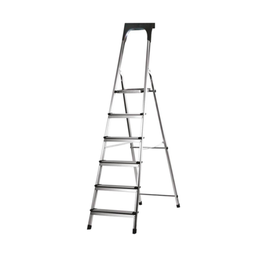 Escabeau 6 marches avec porte-outils